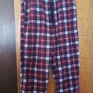 Sonoma Goods for Life Fleece Pajama Pants XL Red Plaid Sleepwear